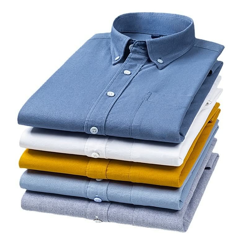 Men's Plaid Spring Long-sleeved Shirt