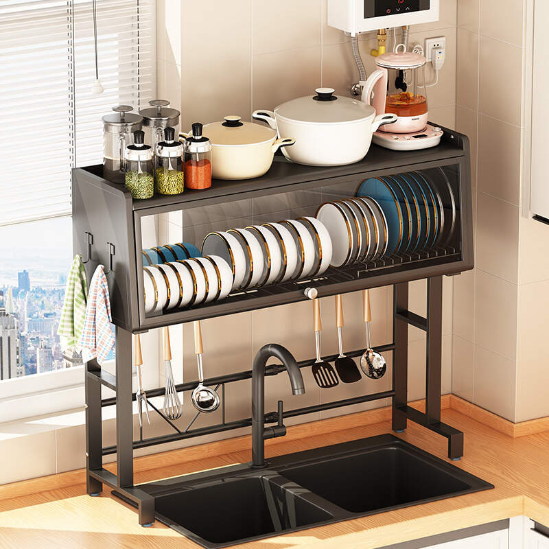 🔥Hot Sale🔥Stainless Steel Over the Sink Dish Rack