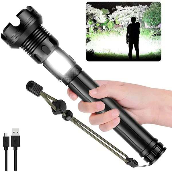 💥BUY 1 GET 1 FREE💥 - LED Rechargeable Tactical Laser Flashlight