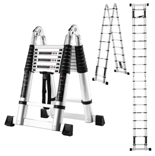 【Buy1 free 1】IKEA® 6.9 meters. Aluminum telescopic ladder